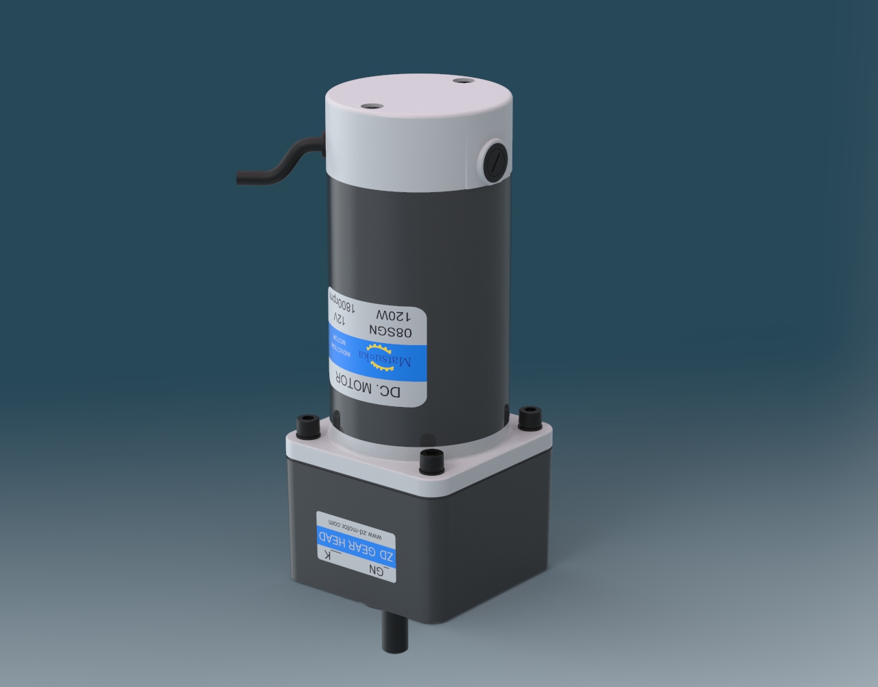 齿轮马达DC汽车松冈08SGN 12V 120W